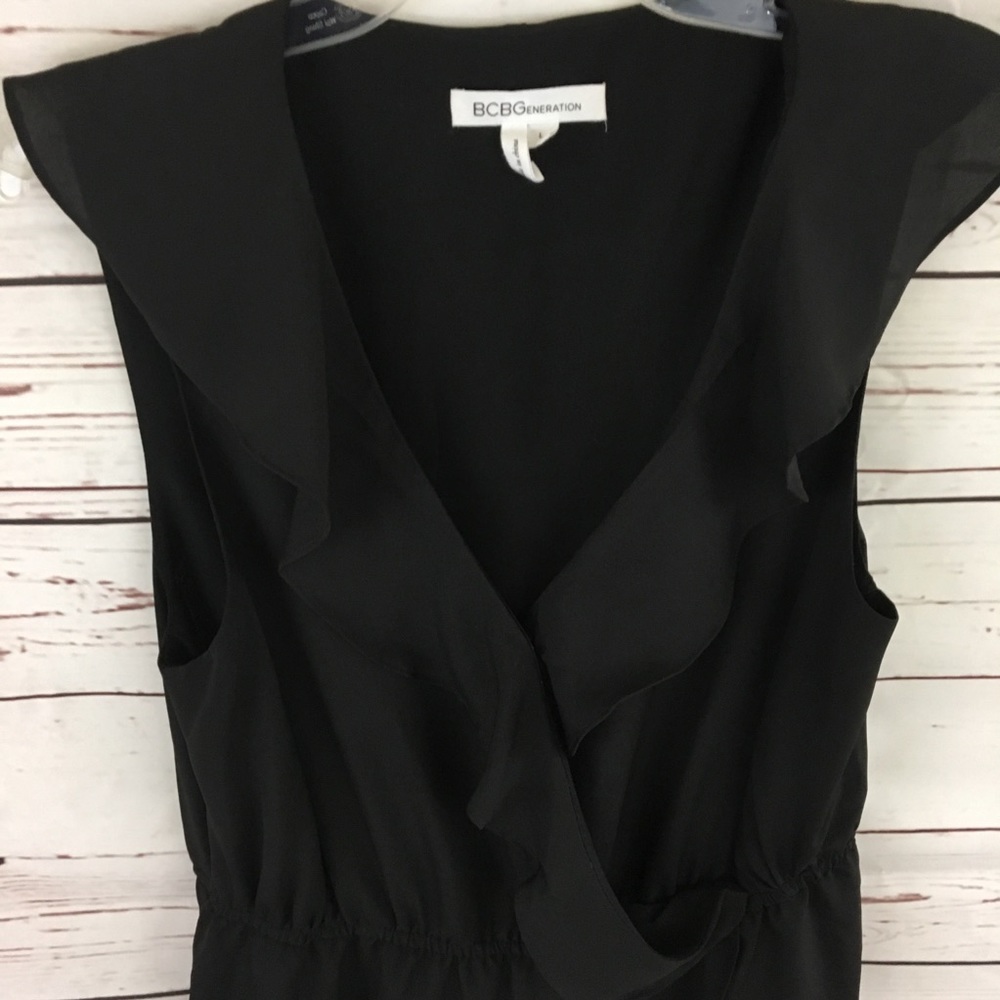 BCBGeneration Ruffled Wrap Dress - Picture 3 of 7